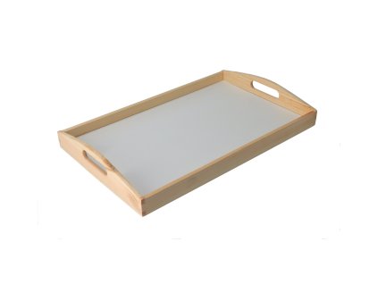 Drevená servírovacia tácka 47 x 30 x 6 cm
