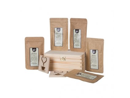 Darčeková drevená krabička - Horká čokoláda