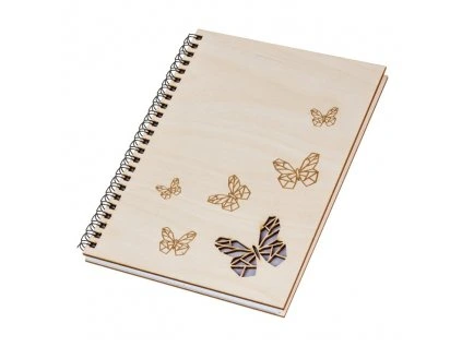 8361 4 dreveny blok a5 motyli