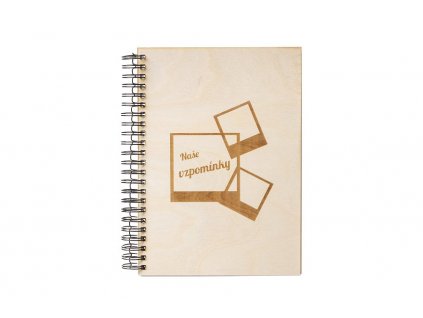 Drevené fotoalbum A4 - Spomienky