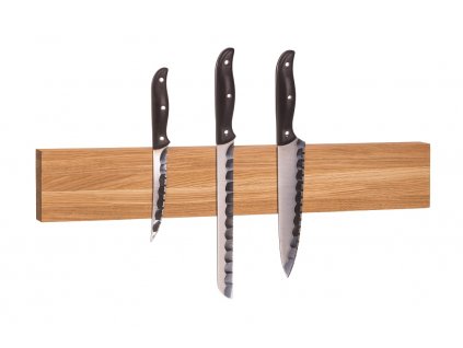 Magnetická lišta na nože Dub