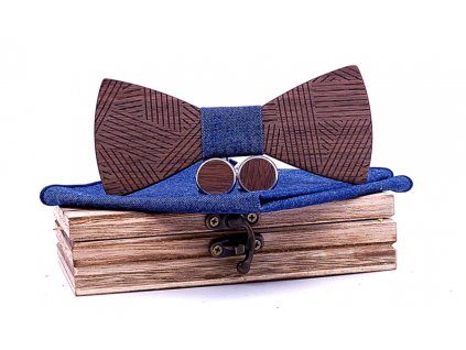 Drevený motýlik XII