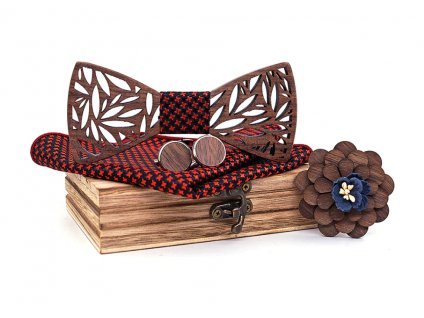 Drevený motýlik XIV