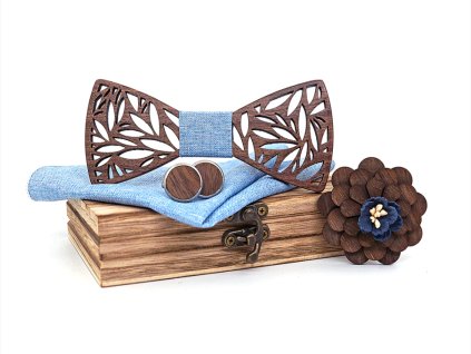 Drevený motýlik XV