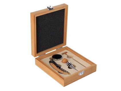 Bambusový set príslušenstva na víno