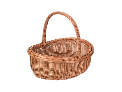 Prútený kôš svetlý