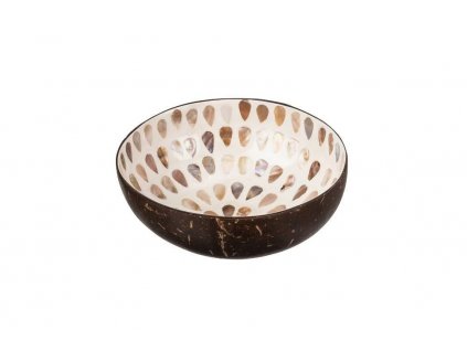 Kokosová miska s kvapkami