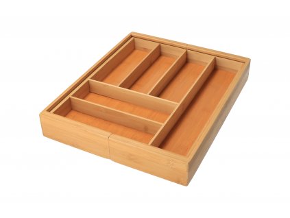 Bambusový rozťahovací organizér na príbory