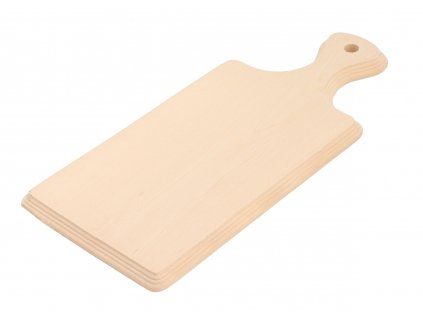 Frézovaná doska s držadlom stredné