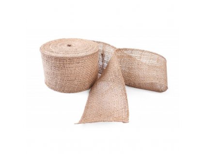 Dekoračná páska z juty 10 cm x 10 m