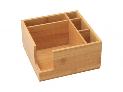 Bambusový stojan na príbory a obrúsky