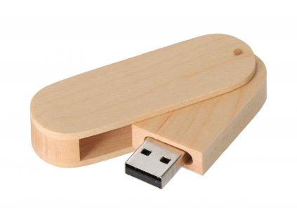 Drevený USB disk prírodný 16GB