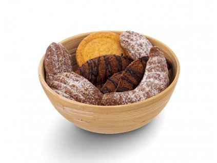 Miska z točeného bambusu - 14 cm