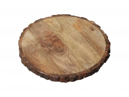 11328 1 podlozka z mangoveho dreva s kurou 30 cm
