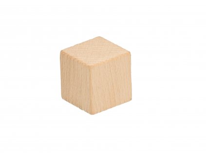 Drevená kocka 2,5 x 2,5 cm