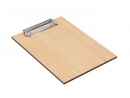 Drevená doska s klipom A5 - dub