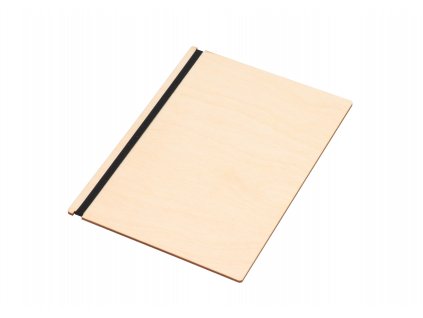 Drevená doska na menu A5 - breza