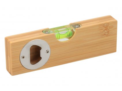 Otvárač na fľaše s vodováhou