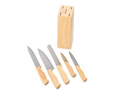 Súprava 5 nožov so stojanom