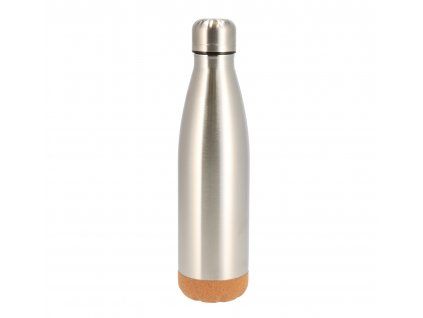12981 nerezova termo lahev s korkovym podstavcem 500 ml