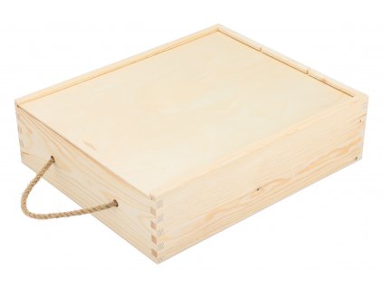 Drevená truhlica na víno IV