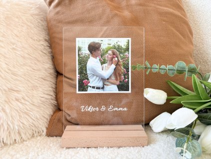 Fotografia na akrylovom skle so stojanom