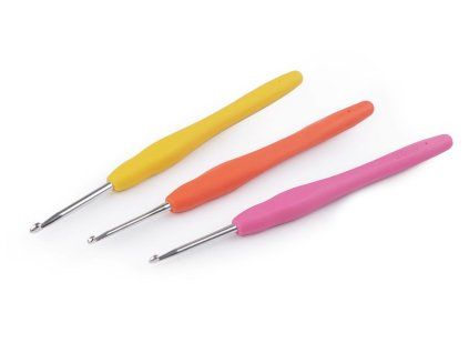 Háček na háčkování se silikonovou rukojetí (Zvoľte variant 2 mm)