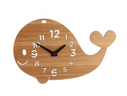 Detské nástenné hodiny - veľryba