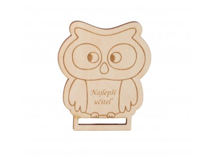 Drevená záložka do knihy - Najlepšia učiteľka