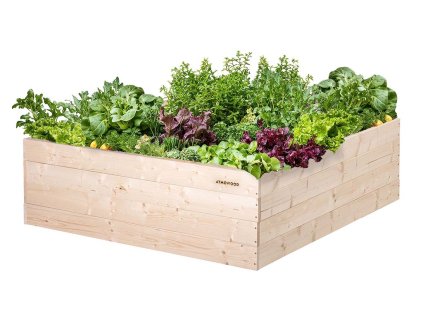 Drevený vyvýšený záhon 120 x 120 x 40 cm