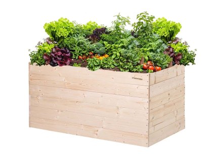 Drevený vyvýšený záhon 120 x 60 x 60 cm