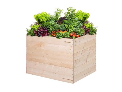 Drevený vyvýšený záhon 80 x 60 x 60 cm