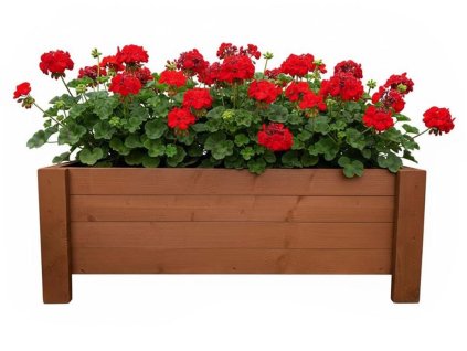 Drevený truhlík 120 cm - teak