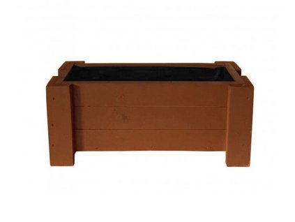 Drevený truhlík 60 cm - teak