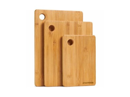 Súprava dosiek z bambusu - 3 ks