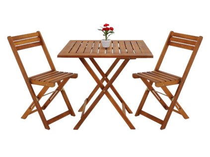 Balkónový set z akáciového dreva