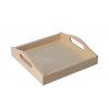 Drevený servírovací podnos 24x24 cm