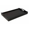 1167 5 dreveny servirovaci stolek do postele 50x30 cm tmavy