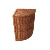 Prútený kôš na bielizeň prírodný rohový