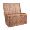 Prútená truhlica prírodná veľká