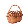 Prútený kôš na nákup ozdobný