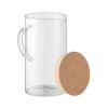 Sklenený džbán s korkovým vekom - 1000 ml