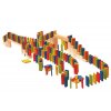 Drevené farebné domino 200 ks