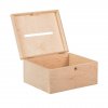 Drevený box na svadobné želania na kľúč