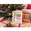Drevený fotorámik s menom k narodeniu dieťaťa 13 x 18 cm