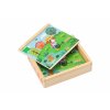Drevené puzzle - 4 ročné obdobia