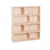 Drevené debničky knižnica 120 x 100 x 30 cm