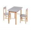 Detský stolík so stoličkami - farebný