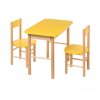 Detský stolík so stoličkami - farebný
