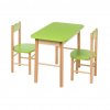 Detský stolík so stoličkami - farebný